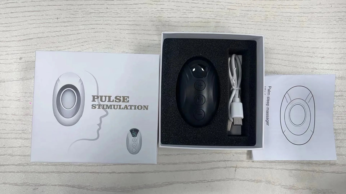 Handheld 20 Levels EMS Sleep Aid Relaxation Treatment Microcurrent Pulse Hypnosis Device Insomnia